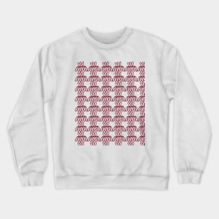 Elegant seamless pattern with Crimson color Crewneck Sweatshirt